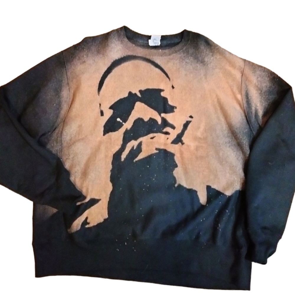 Hand Designed Biggie Smalls Champion XL sweatshirt